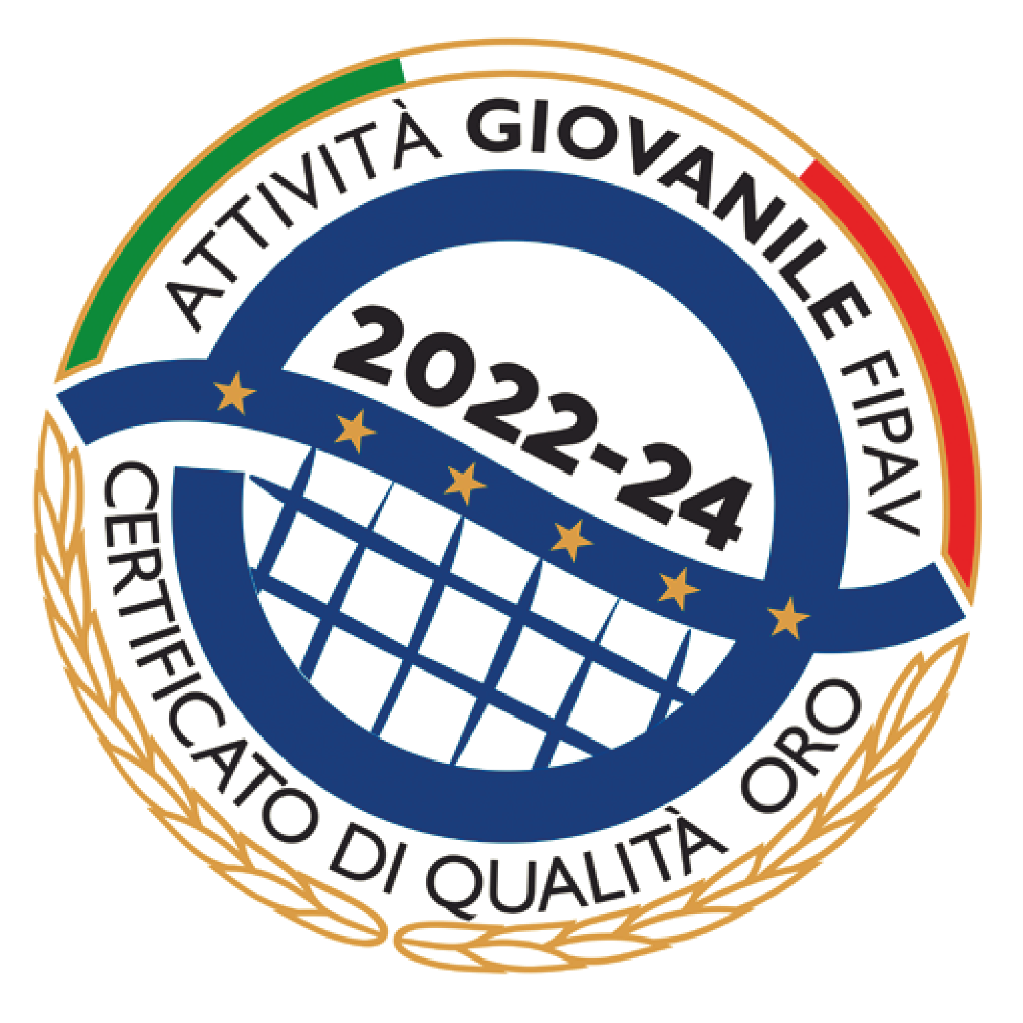 Marchio Qualità Oro FIPAV, certificato attività giovanile 2022-2024