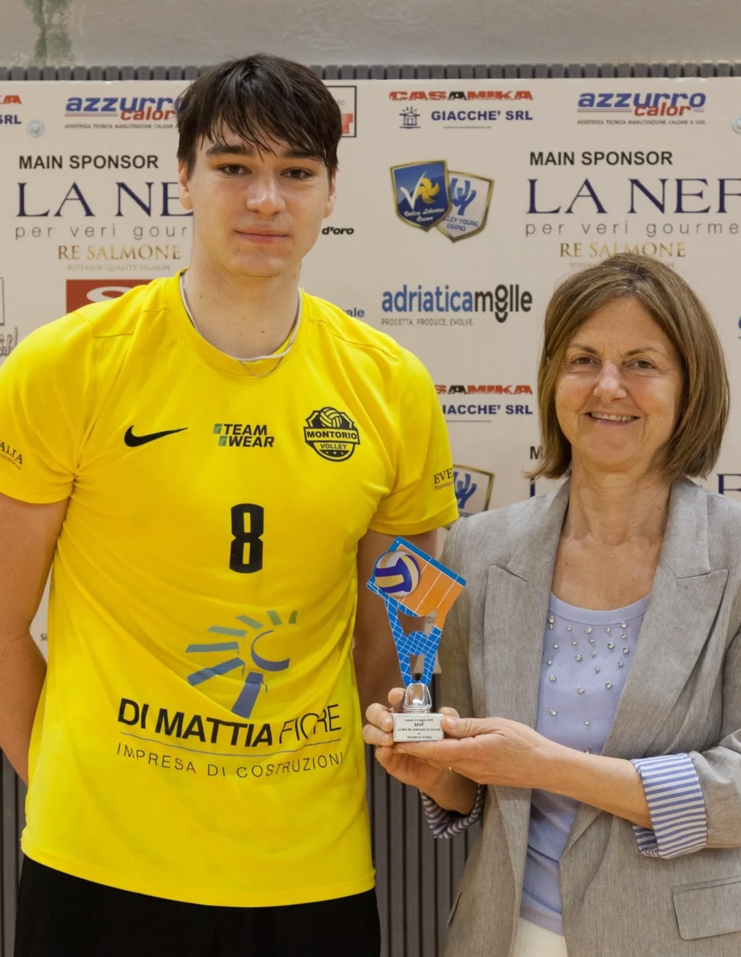 Atleta Montorio Volley premiato